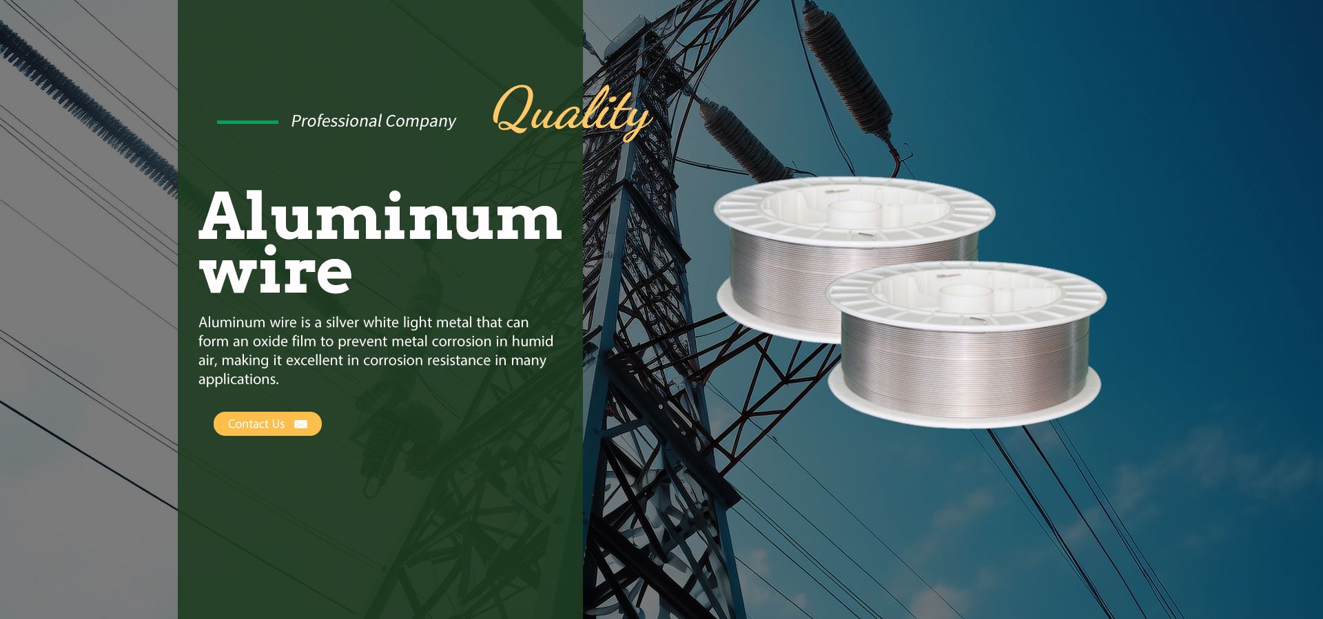 Aluminum wire