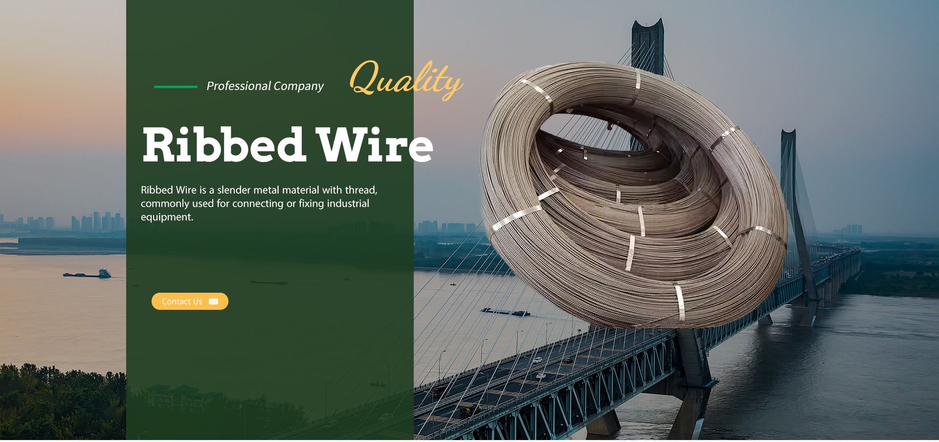 Ribbed Wire