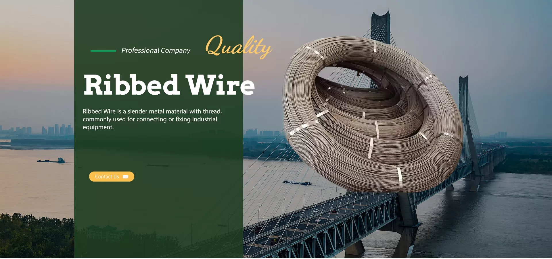 Ribbed Wire
