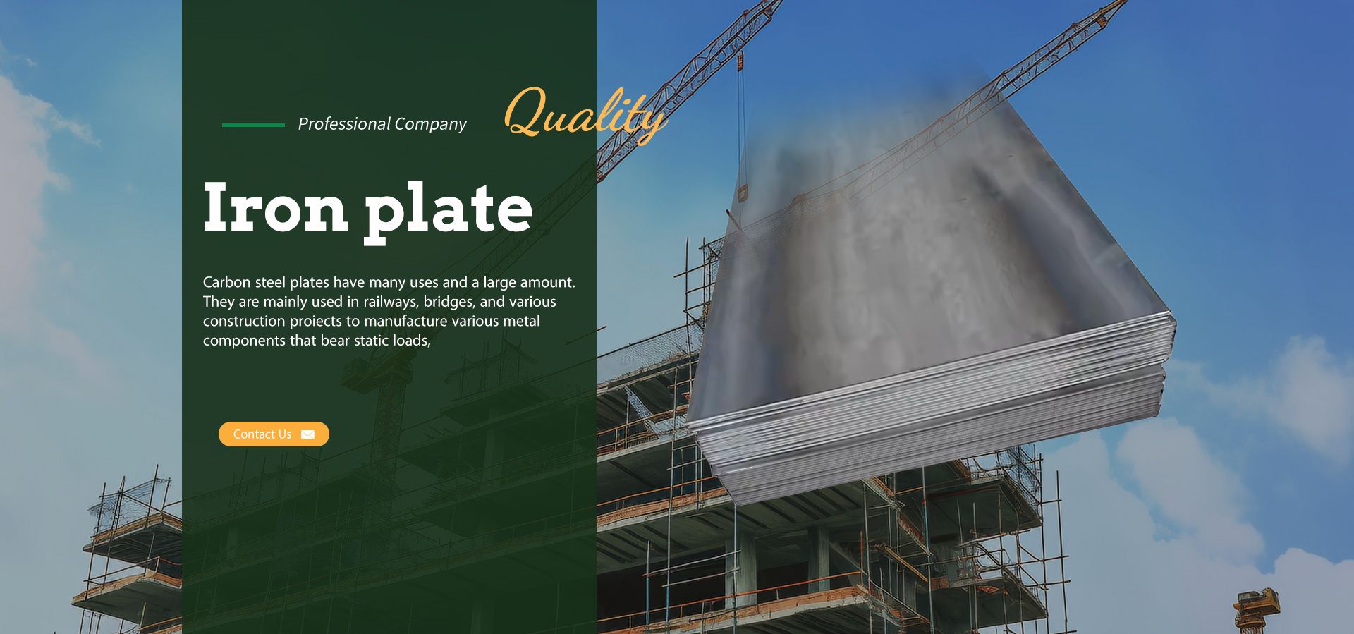 Iron plate